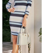 GAUDÌ BEA SUMMER S Geanta mica cu bareta de umar animalier azul - Genți femei - 4