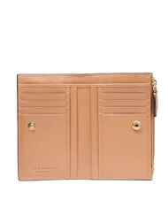 THE BRIDGE GIORGIA Portofel din piele martipan abb. aur - Portofele femei - 2