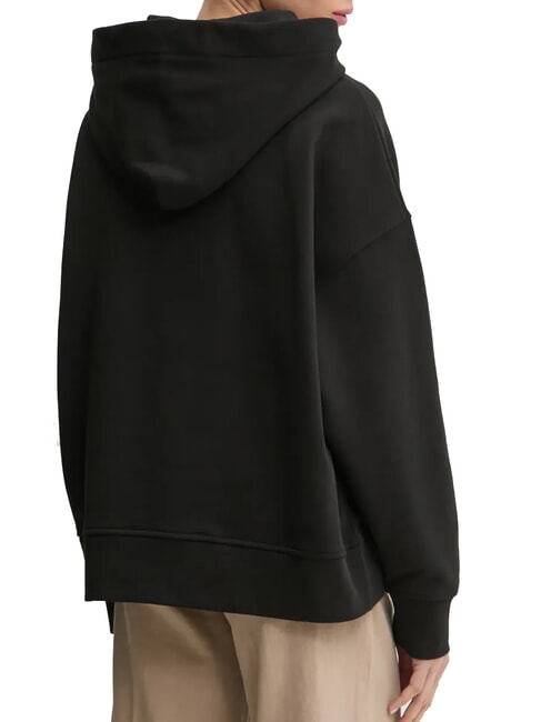 MAKAMBA Hanorac cu gluga limuzină neagră - Hanorace pentru femei