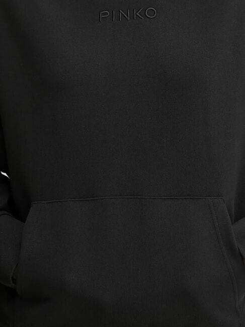 MAKAMBA Hanorac cu gluga limuzină neagră - Hanorace pentru femei