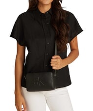 CALVIN KLEIN SCULPTED EW Mini Geanta de umar pe negru - Genți femei - 4