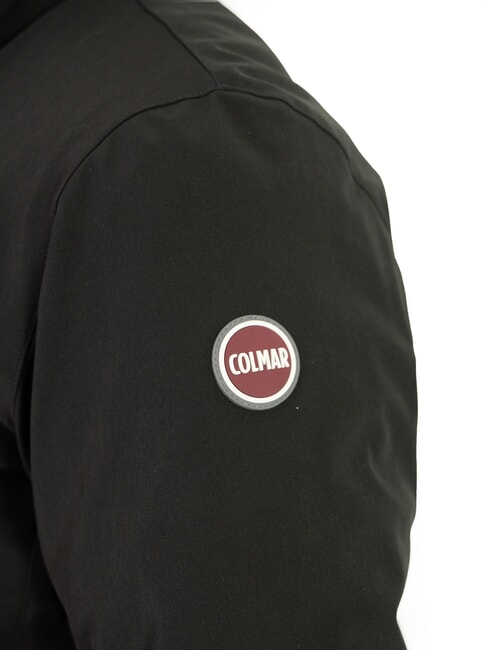 NEW FUTURITY Jachetă cu fermoar complet și gât înalt negru - Geci de bărbați