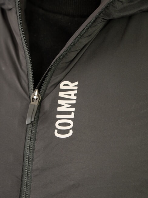 TEC Jachetă cu fermoar complet și glugă negru - Geci de bărbați