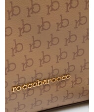 ROCCOBAROCCO MONOGRAM Logo Geanta de mana, cu bareta de umar natural - Genți femei - 3