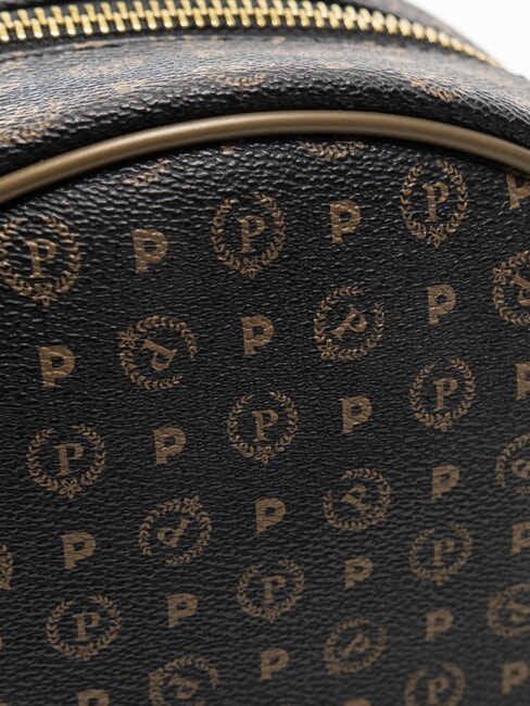 HERITAGE Geanta mini rotunda cu lant negru de bronz - Genți femei