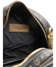 POLLINI HERITAGE Geanta mini rotunda cu lant negru de bronz - Genți femei - 5