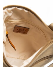 BRIC’S SORRENTO EMMA Geantă de umăr plată din pânză oliv - Genți femei - 5