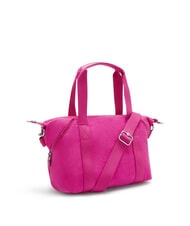 KIPLING ART MINI Geantă de mână / umăr fucsia strălucitoare - Genți femei - 4