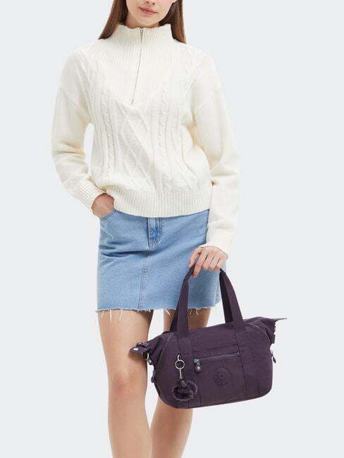 ART MINI Geantă de mână / umăr prune supreme - Genți femei