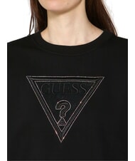 GUESS TRIANGLE FLECEE  Hanorac jetbla - Hanorace pentru femei - 3
