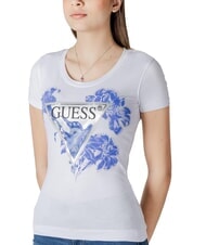 GUESS SS CN FLOWER Tricou cu maneca scurta alb purpuriu - tricou - 3