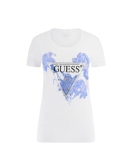GUESS SS CN FLOWER Tricou cu maneca scurta alb purpuriu - tricou - 4
