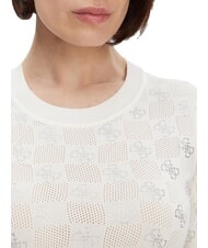 GUESS ROSIE 4G RN Tricou cremwhi - tricou - 3