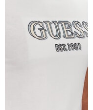 GUESS SS CN LOGO Tricou din bumbac alb purpuriu - tricou - 3
