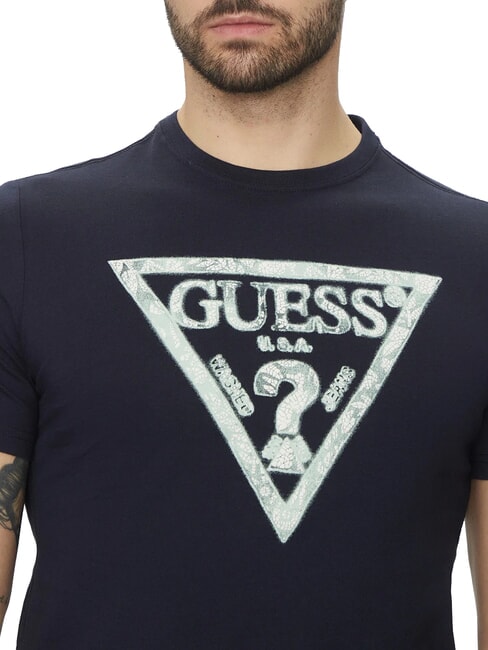 SS CN TRIANGLE Tricou din bumbac smartblue - tricou