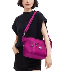 KIPLING ART MINI Mini geantă de mână noapte fucsia - Genți femei - 7