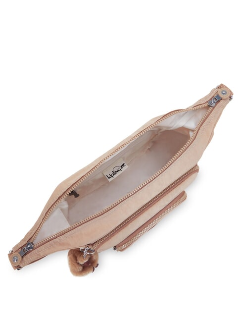 ERICA S Geantă de umăr mică nisip argilos ușor - Genți femei