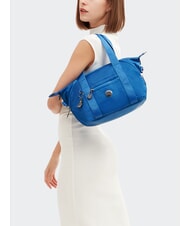 KIPLING ART MINI Mini geantă de mână albastru satinat - Genți femei - 7