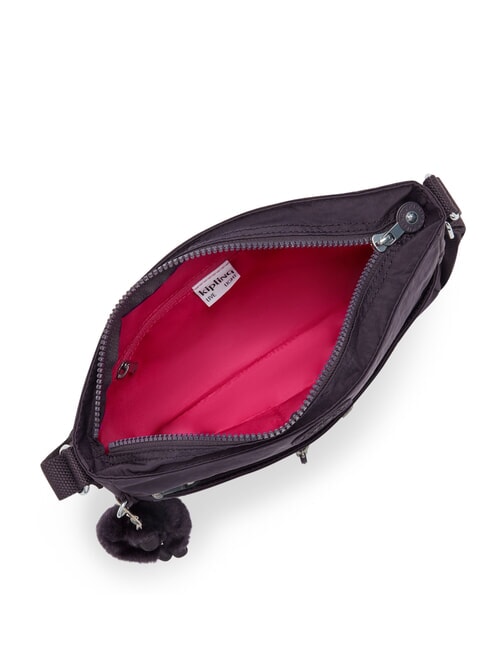 NEW ANGIE Geantă de umăr cu buzunare multiple prune supreme - Genți femei