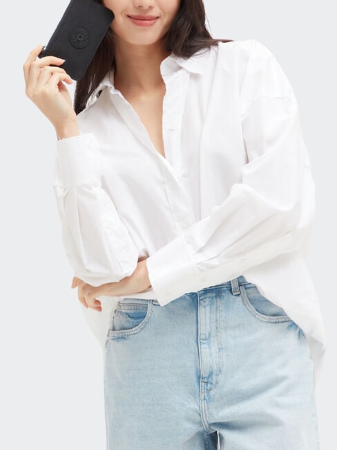 CAMILO Suport plat pentru card cu fermoar negru negru - Portofele femei