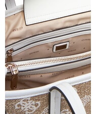 GUESS BEYZA  Geanta de umar logo alb - Genți femei - 3