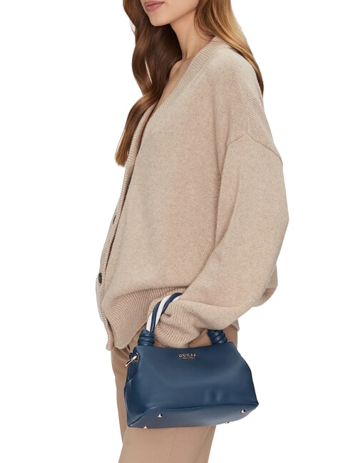 CRUISE Geanta de mana, cu bareta de umar bleumarin/alb - Genți femei