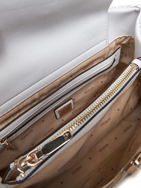 PHAEDRA  Geanta de mana, cu bareta de umar alb - Genți femei