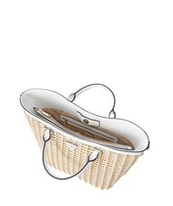 GUESS ATALIA  Geanta de mana, cu bareta de umar natural/alb - Genți femei - 3