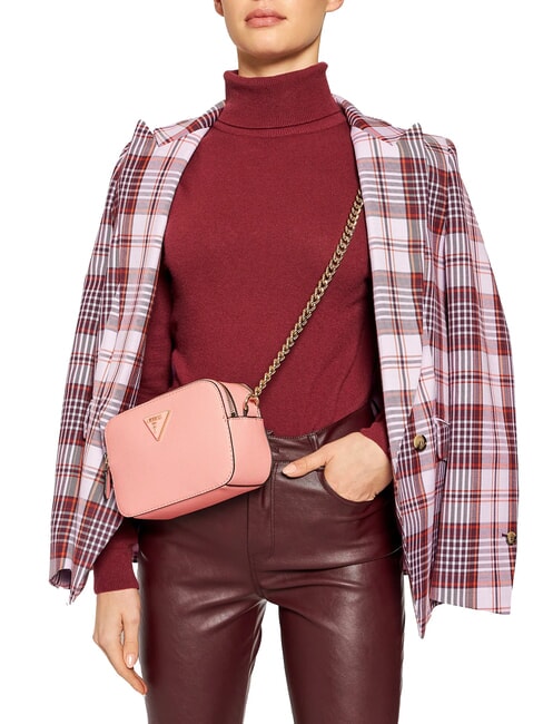 NOELLE Mini geantă pentru cameră cu curea de umăr caisă - Genți femei