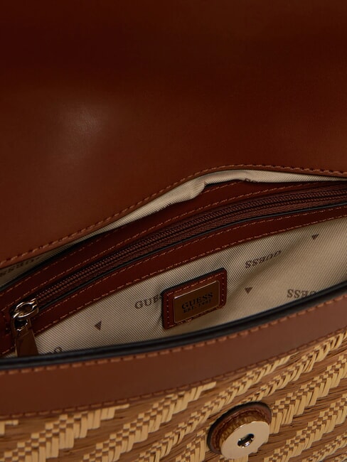 SIMONA  Geanta de umar natural / coniac - Genți femei