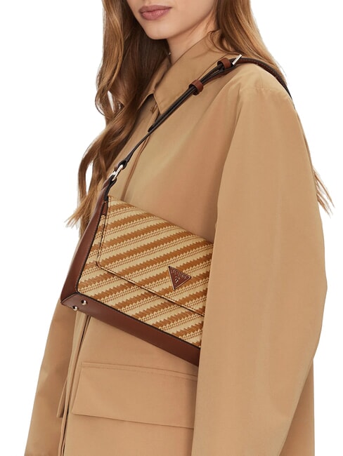 SIMONA  Geanta de umar natural / coniac - Genți femei