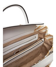 GUESS SIMONA  Geanta de mana, cu bareta de umar natural/alb - Genți femei - 3