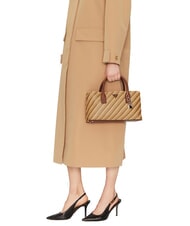 GUESS SIMONA  Geanta de mana, cu bareta de umar natural / coniac - Genți femei - 4