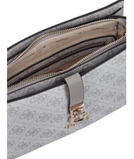 GUESS ZAMIRA  Geanta de umar, cu bareta de umar logo taupe &icirc;nchis - Genți femei - 4