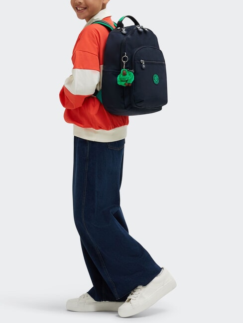 SEOUL SMALL Rucsac mic bloc verde albastru - Rucsacuri pentru școală și timp liber