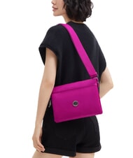 KIPLING RIRI L Geantă de umăr plată noapte fucsia - Genți femei - 6