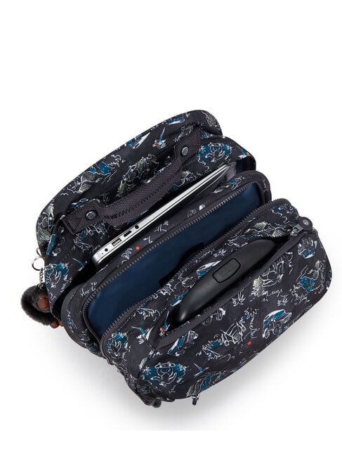 SARI Rucsac troler imprimat cursă de distracție în junglă - Rucsacuri cu role