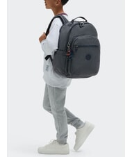 KIPLING SEOUL COLLEGE Rucsac cu buzunar pentru laptop de 15". marinenavy - Rucsacuri pentru școală și timp liber - 8