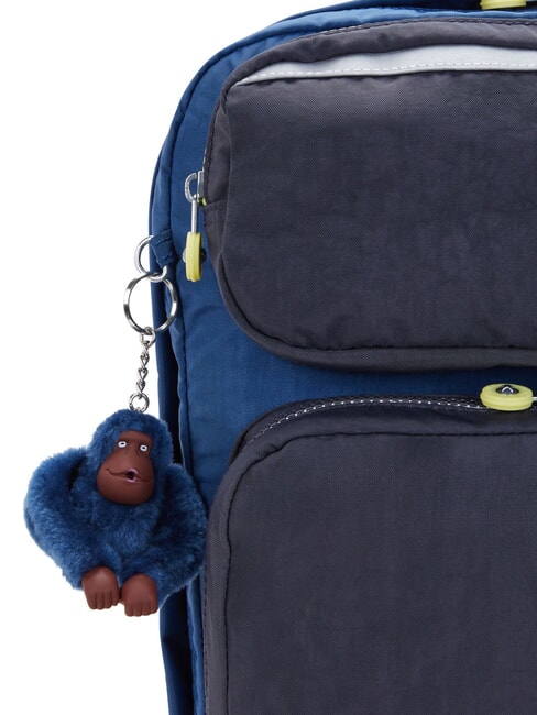 SCOTTY Rucsac mare pentru calculator de 15". bloc albastru fantezie - Rucsacuri pentru școală și timp liber