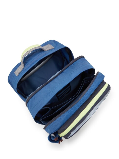 SCOTTY Rucsac mare pentru calculator de 15". bloc albastru fantezie - Rucsacuri pentru școală și timp liber