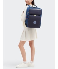 KIPLING SCOTTY Rucsac mare pentru calculator de 15". bloc albastru fantezie - Rucsacuri pentru școală și timp liber - 6