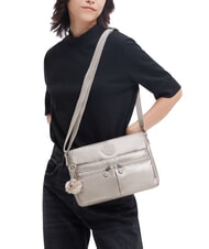 KIPLING NEW ANGIE Geantă de umăr cu mai multe buzunare metalglow - Genți femei - 6