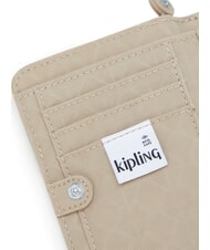 KIPLING MONEY LOVE Portofel mediu semnătură bej în relief - Portofele femei - 3