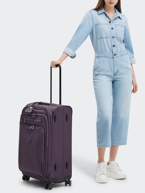 NEW YOURI SPIN M Cărucior de mărime medie prune supreme - Trolere semirigide