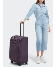 KIPLING NEW YOURI SPIN M Cărucior de mărime medie prune supreme - Trolere semirigide - 7