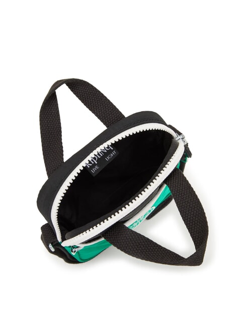 LEVY Micro geanta pentru smartphone-uri bloc negru de culoare verde intens - Genți femei