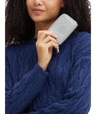 KIPLING CASH BUDDY Fermoar în jurul poșetei nou metalic strălucitor - Portofele femei - 6