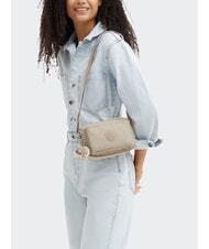 KIPLING ABANU S geanta de umar semnătură bej în relief - Genți femei - 5