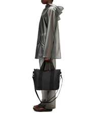 RAINS TOTE BAG Geanta de umar, cu bareta de umar negru - Genți femei - 4