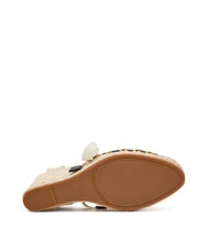 GUESS CYRENAM  Sandale Espadrile &icirc;nalte BLACK - Pantofi femei - 5